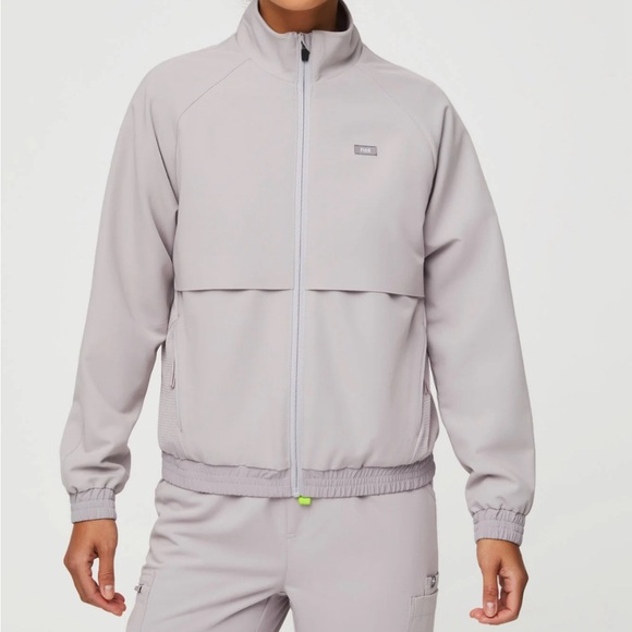 Figs Jackets & Blazers - Rare FIGS Sydney Scrub Jacket - Slate, Size Medium